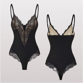 Body Modelador de Renda - Luxo Slim | + Brinde Calcinha Modeladora