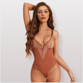 Body Modelador de Renda - Luxo Slim | + Brinde Calcinha Modeladora